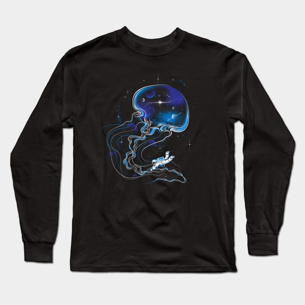 Universe Is a Big Jellyfish Long Sleeve T-Shirt by Tobe_Fonseca